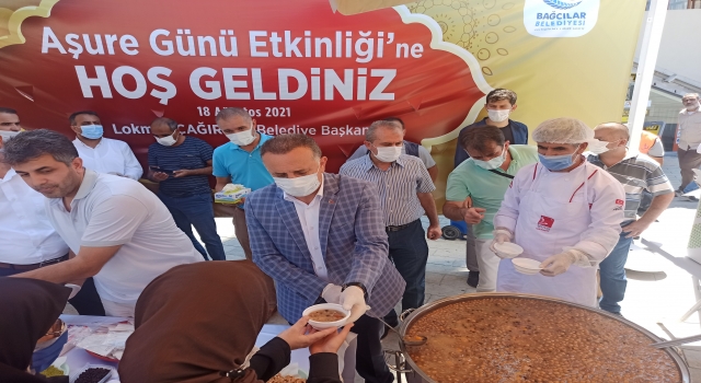 Bağcılar Belediyesi vatandaşlara aşure ikram etti
