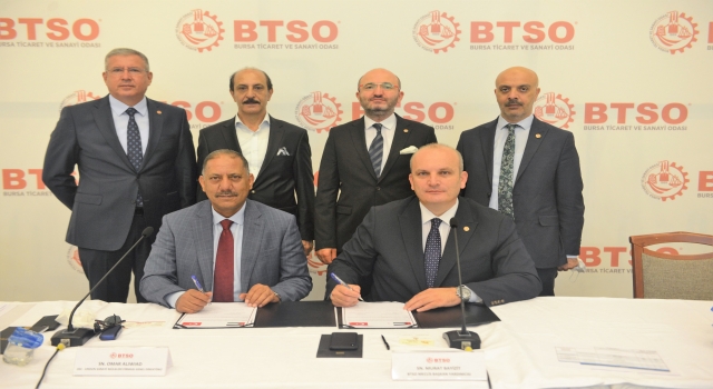BTSO ve Ürdün Sanayi Mülkleri Kurumu arasında iş birliği protokolü imzalandı