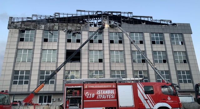 GÜNCELLEME İstanbul’da bir iş yerinde yangın çıktı