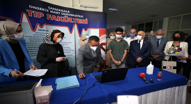 ÇOMÜ’de ilk kayıt töreni yapıldı