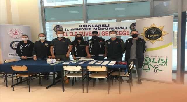 Kırklareli’nde üniversite öğrencileri polis ekiplerince bilgilendirildi
