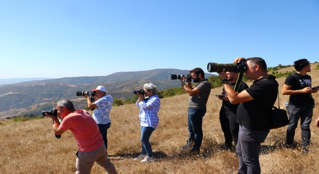 Tekirdağ’da fotoğraf tutkunları Ganos Dağı eteklerinde buluştu