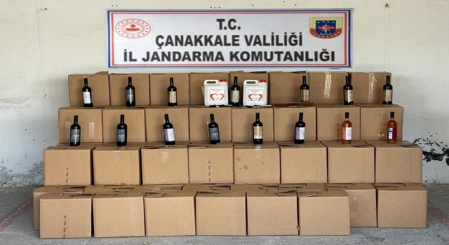 Çanakkale’de usule aykırı satışı yapılan şaraplara el konuldu