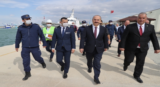 Edirne’de Enez Deniz Gümrük Kapısı liman inşaatı sürüyor