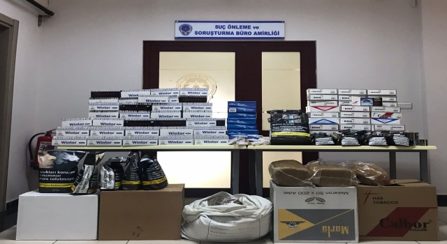 Kocaeli’de 21 kilo 433 gram kaçak tütün ele geçirildi