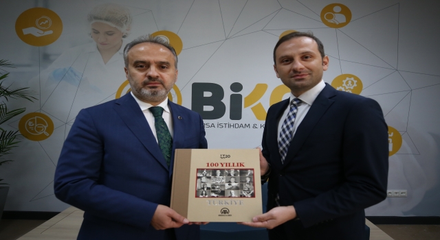 Büyükşehir Belediye Başkanı Aktaş, AA Bursa Bölge Müdürü Aksoy’u kabul etti