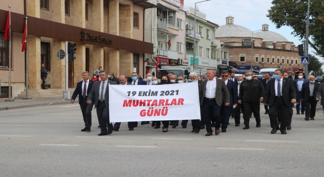 Muhtarlar Günü, Edirne’de törenle kutlandı