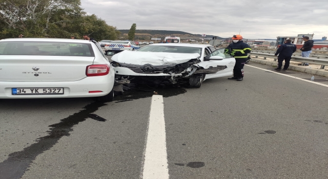 Keşan’da trafik kazasında 2 kişi yaralandı