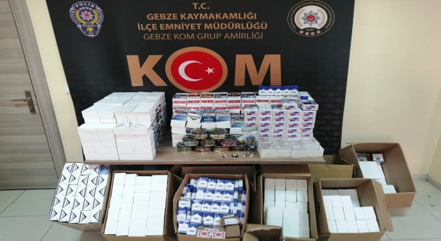 Kocaeli’de 92 bin 440 kaçak makaron ele geçirildi