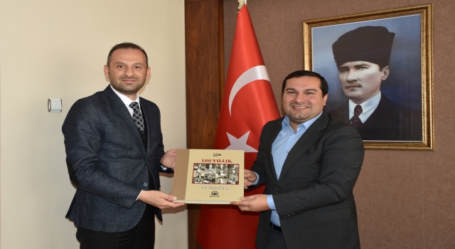 AA Bursa Bölge Müdürü Aksoy’dan Pazaryeri Kaymakamı Ferhat Altay’a ziyaret
