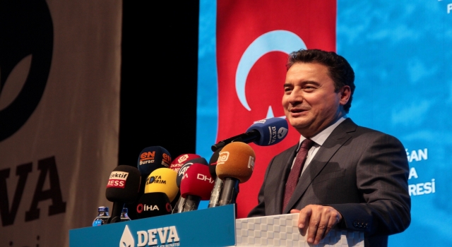 DEVA Partisi Genel Başkanı Babacan, partisinin Bursa İl Kongresi’nde konuştu: