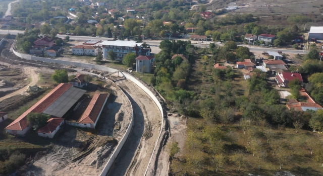 DSİ’nin yatırımlarıyla Edirne’deki köyler taşkınlardan korunuyor