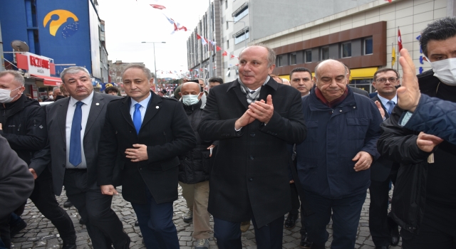 Memleket Partisi Genel Başkanı Muharrem İnce, Tekirdağ’da konuştu: