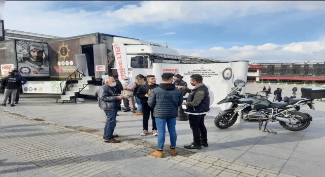 Uyuşturucunun zararlarının anlatıldığı ”Narko TIR” Bursa’da