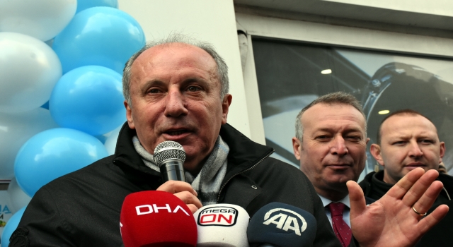 Memleket Partisi Genel Başkanı İnce, Bursa’nın ilçelerini ziyaret etti