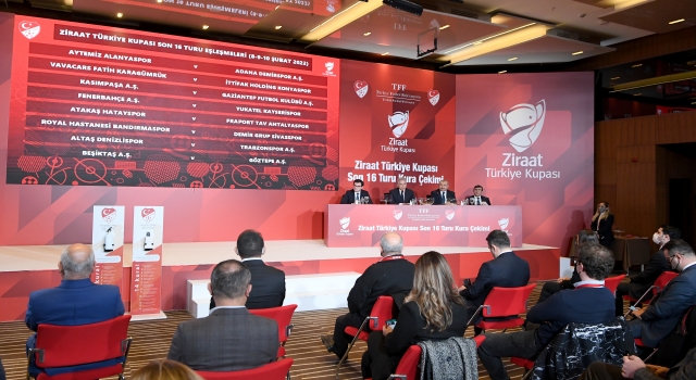 Ziraat Türkiye Kupası’nda son 16 turu eşleşmeleri belli oldu