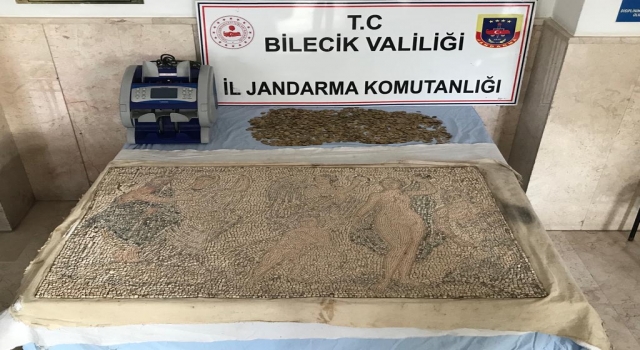 Bilecik’teki tarihi eser operasyonunda 9 şüpheli yakalandı