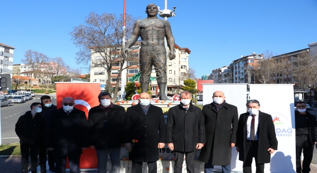 Kırkpınar’ın efsanesi ”Tekirdağlı Hüseyin Pehlivan” anıldı