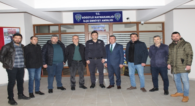 Söğütlü Esnaf ve Sanatkarlar Odasından güvenlik güçlerine ziyaret