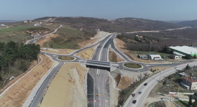 İzmitKandıraKaynarca yolu üzerindeki iki varyantın yapımı tamamlandı