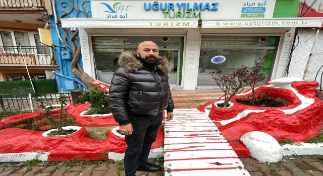 Bursa’da ”korkuluk” hırsızlığı güvenlik kamerasına yansıdı