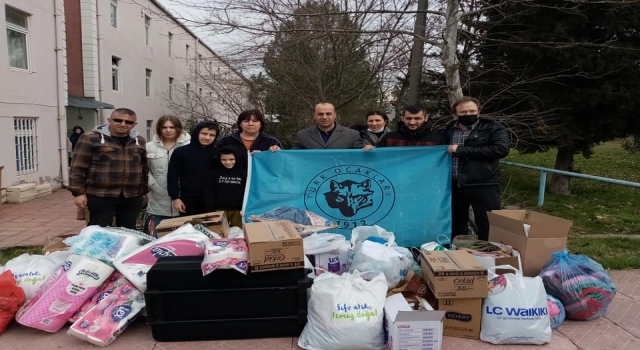 Türk Ocakları’ndan savaş mağduru Kırım Tatar Türklerine giyim yardımı