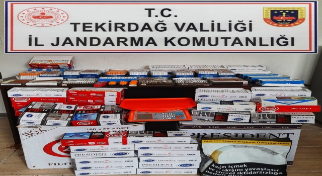 Tekirdağ’da 21 bin makaron ele geçirildi