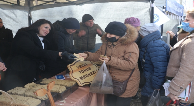 Edirne’de ”Yerli Tohum Takas Şenliği”nde vatandaşlara atalık tohum dağıtıldı