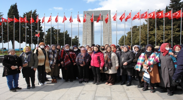 Pazaryeri’nden 300 kadın, Çanakkale’deki şehitlik ve anıtları ziyaret etti