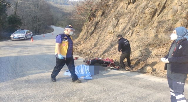 Bursa’da kamyonla çarpışan motosikletin sürücüsü öldü