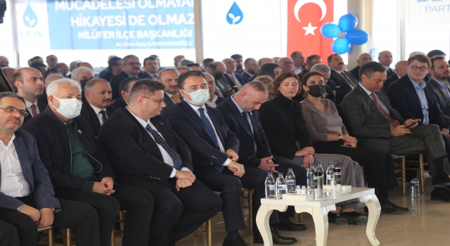 DEVA Partisi Genel Başkanı Babacan, Bursa’da partisinin ilçe kongresine katıldı: