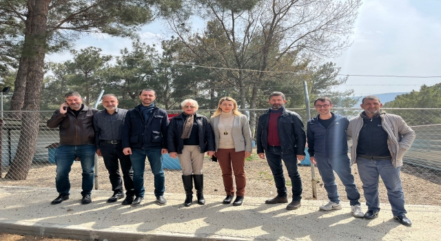 AK Parti heyeti sahipsiz köpeklerin birbirlerini parçaladığı iddia edilen hayvan barınağında inceleme yaptı