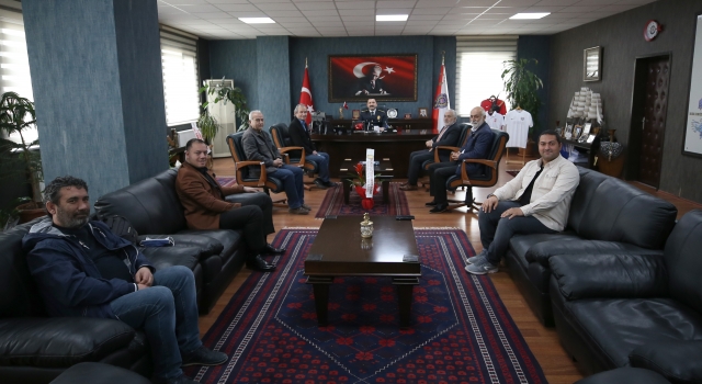Balıkesir Gazeteciler Cemiyeti yönetiminden İl Emniyet Müdürü Hasan Onar’a ziyaret