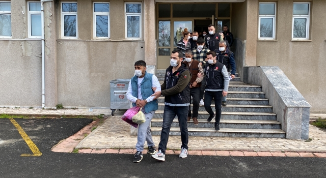 Tekirdağ’da uyuşturucu operasyonunda 9 şüpheli yakalandı