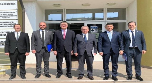 TÜ Rektörü Prof. Dr. Erhan Tabakoğlu Romanya’da ziyaretlerde bulundu