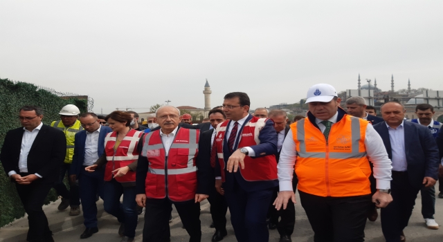 CHP Genel Başkanı Kılıçdaroğlu, İBB’nin Fatih’te yürüttüğü projeleri inceledi