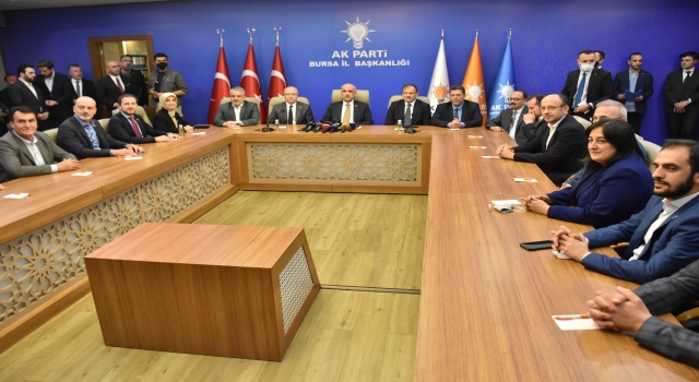 Tarım ve Orman Bakanı Kirişci, Bursa’da AK Parti İl Başkanlığını ziyaret etti: