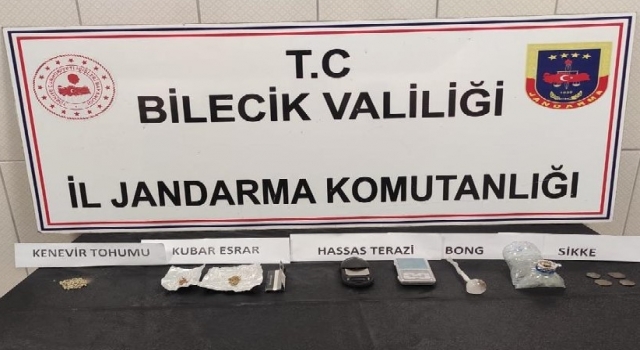 Bilecik’te uyuşturucu operasyonunda 4 şüpheli yakalandı