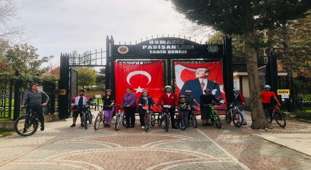 Bilecik’te ”Ayva Çiçeği” bisiklet turu düzenlendi