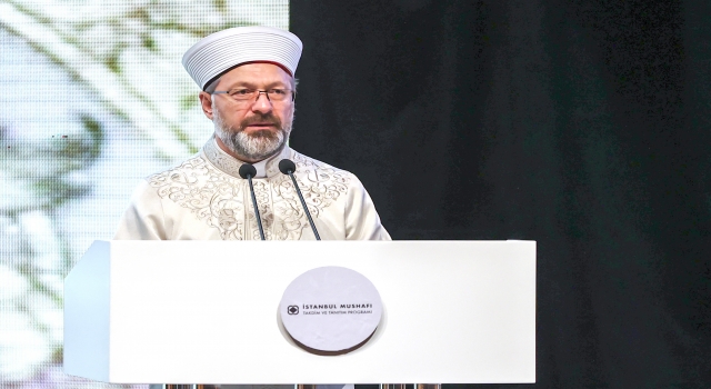 İstanbul Mushafı, Büyük Çamlıca Camisi’nde tanıtıldı
