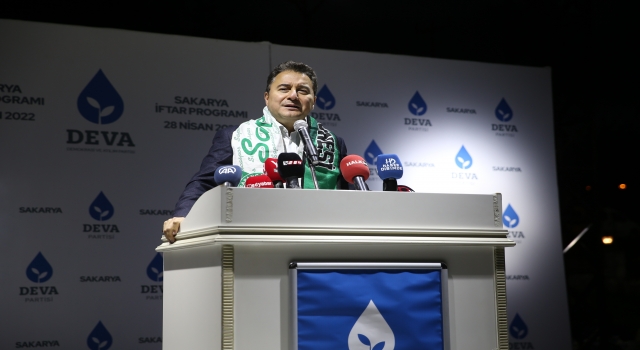 DEVA Partisi Genel Başkanı Babacan, Sakarya’da konuştu: