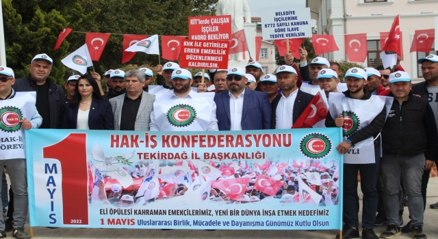 Trakya’da 1 Mayıs Emek ve Dayanışma Günü kutlandı
