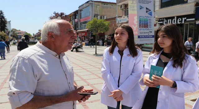 Edirne’de tıp öğrencilerinden ”aşı karşıtlığı toplum sağlığını tehdit eder” uyarısı
