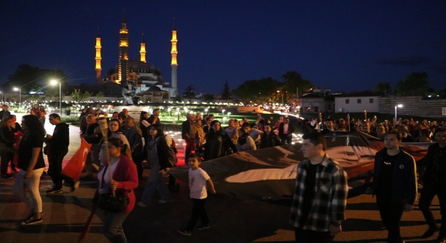 Trakya’da 19 Mayıs dolayısıyla fener alayları düzenlendi