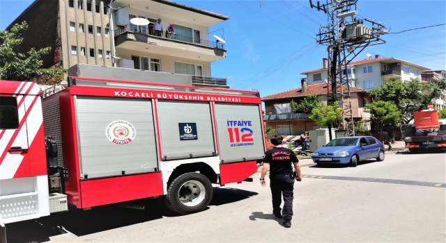 Karamürsel’de elektrik trafosunda çıkan yangın söndürüldü