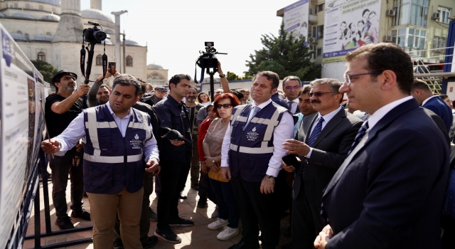 İBB Başkanı İmamoğlu’ndan ”Maltepe Meydan Düzenlemesi” şantiyesinde inceleme: