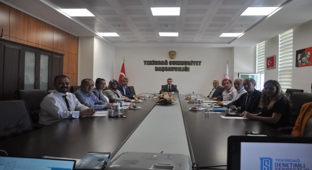 Tekirdağ Cumhuriyet Başsavcılığı Koruma Kurulu Başkanlığı toplantısı yapıldı