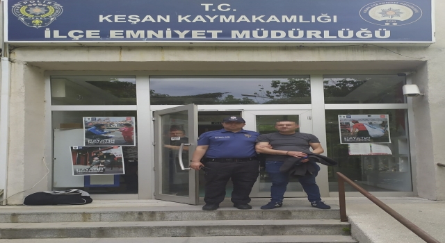 Edirne’de boşandığı eşini silahla yaralayan zanlı tutuklandı