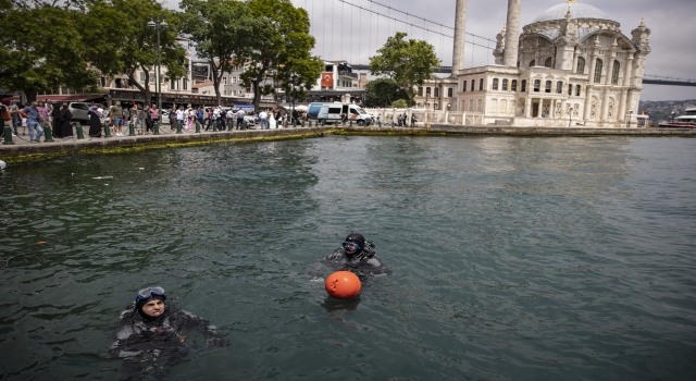 Ortaköy’de deniz dibi temizliği yapıldı