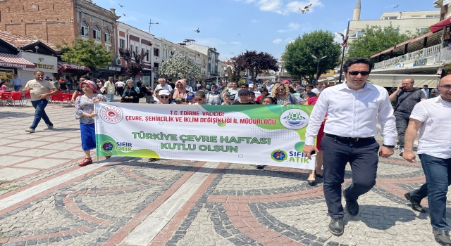 Edirne’de 5 Haziran Dünya Çevre Günü kutlandı